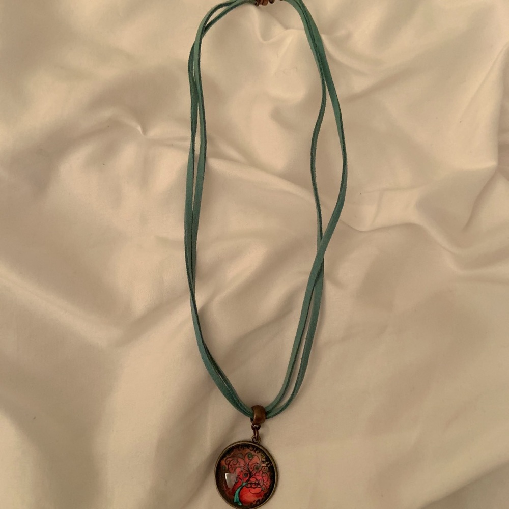 Necklace with Artsy Tree Pendant
